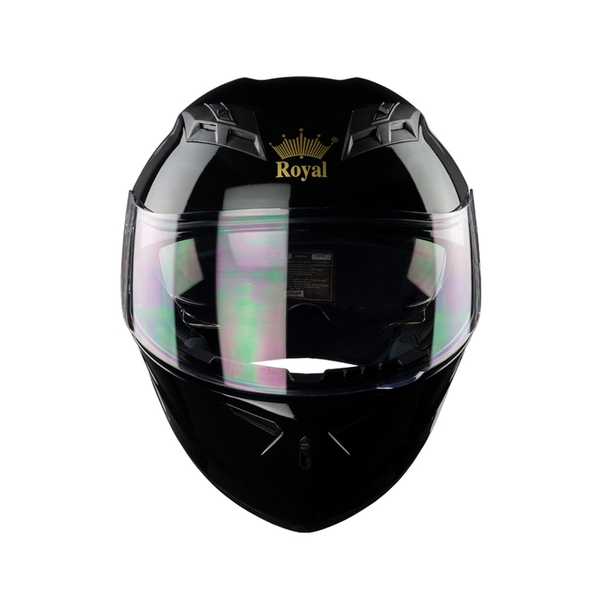 Mũ bảo hiểm fullface Royal M266 2 kính – Màu đen bóng, chính hãng