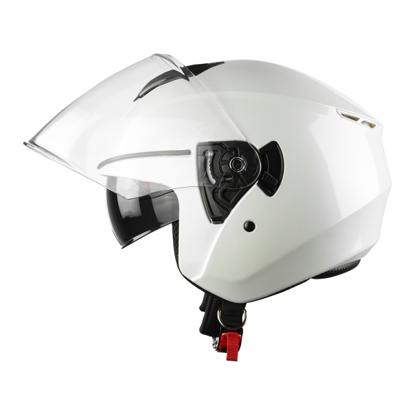 Mũ bảo hiểm 3/4 Royal M789 2 kính – Màu trắng bóng, chính hãng Royal Helmet