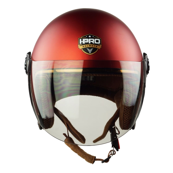 Mũ Bảo Hiểm 3/4 HP04K Có Kính – Màu Đỏ Đô, Chính Hãng, Bảo Hành 24 Tháng