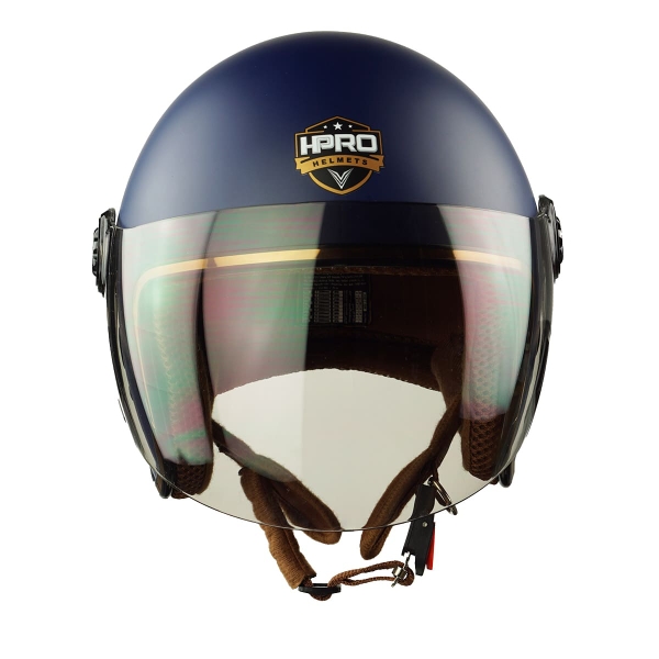 Mũ Bảo Hiểm 3/4 HP04K Có Kính – Màu Xanh Navy Nhám, Chính Hãng HPPRO