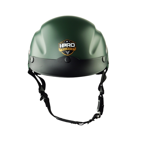 Mũ Bảo Hiểm Nửa Đầu HP01 – Màu Xanh Lính Chính Hãng HPPRO