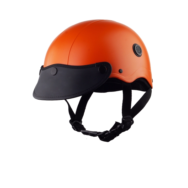 Mũ Bảo Hiểm Nửa Đầu HP02B – Màu Cam Nhám, Chính Hãng HPPRO Helmets