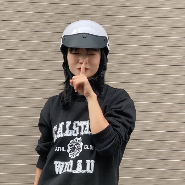 Mũ Bảo Hiểm Nửa Đầu HP02B Màu Trắng Bóng – Thương Hiệu HPPRO Helmets