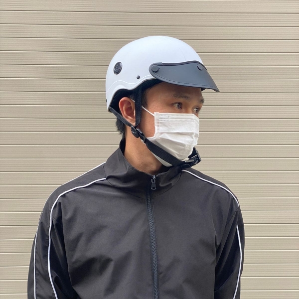 Mũ Bảo Hiểm Nửa Đầu HP02B Màu Trắng Nhám – Thương Hiệu HPPRO Helmets