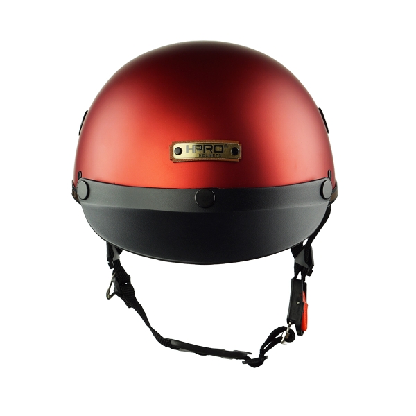 Mũ bảo hiểm 1/2 đầu HPPRO HP03 màu Đỏ Đô – Chính hãng, chuẩn Quatest 2