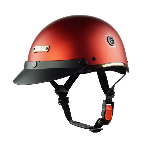 Mũ bảo hiểm 1/2 đầu HPPRO HP03 màu Đỏ Đô – Chính hãng, chuẩn Quatest 2