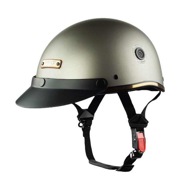 Mũ Bảo Hiểm Nửa Đầu HPPRO HP03 – Màu Xám Titanium Nhám, Chính Hãng, Chuẩn Quatest 2