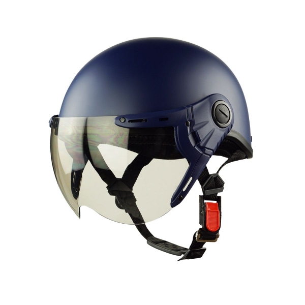 Mũ Bảo Hiểm 1/2 Đầu HPPRO HP03K – Màu Xanh Navy Nhám – Kính Ngoài, Chuẩn Quatest 2