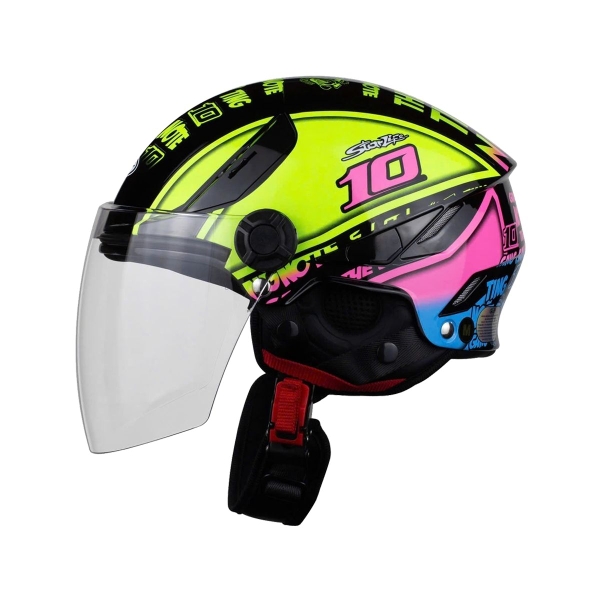 Mũ bảo hiểm KLT K6 Tiger Jet – Tem Thitipong Phối Màu Lạ mắt, đạt chuẩn Quatest 2