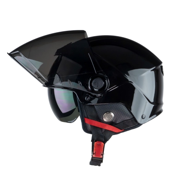 Mũ Bảo Hiểm Nửa Đầu 2 Kính Royal M289 – Màu Đen Bóng, Kính Âm Chống Chói, Nhựa ABS Nguyên Sinh