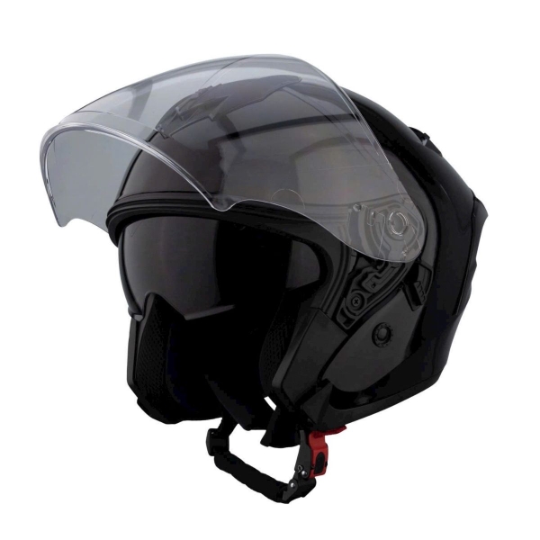 Mũ Bảo Hiểm Royal M979 2 Kính – Màu Đen Bóng, Chính Hãng Royal Helmet