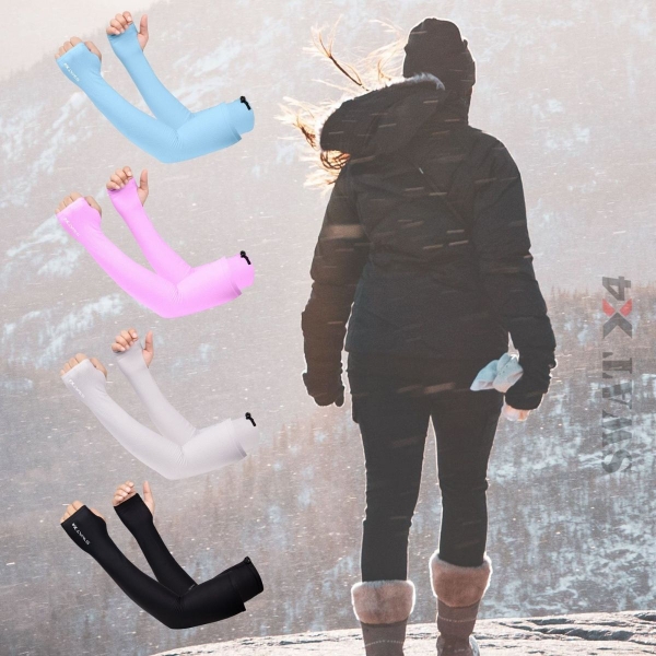 Ống Tay Chống Nắng SWAT X4 – Vải Thun Lưới Spandex Co Giãn, Dây Điều Chỉnh Bắp Tay, Sỏ Ngón Cái, Chống Nắng Và Thoáng Khí Cao Cấp