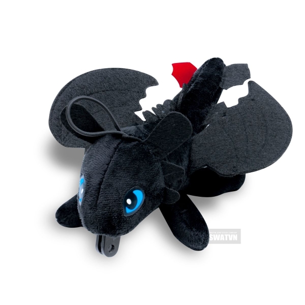 Rồng Bay Gắn Mũ Bảo Hiểm, Xe Máy, Oto – Cánh Đập Theo Gió, Dán Keo 3M Siêu Chắc, Vải Nhung Cao Cấp