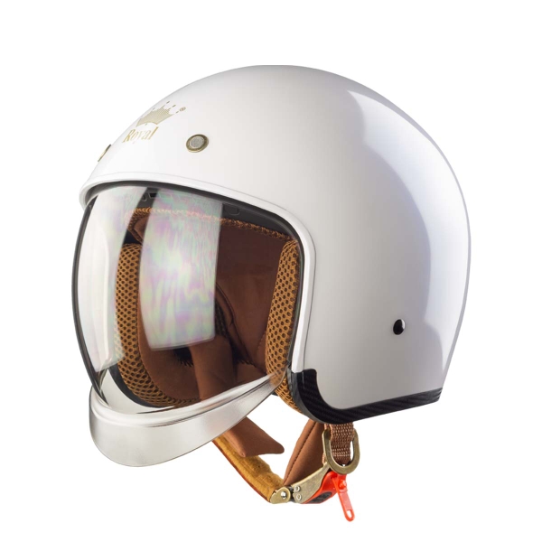 Mũ Bảo Hiểm 3/4 Royal M139 Kính Âm Màu Trắng Bóng Chính Hãng | Tiện Lợi Đi Phố, Thời Trang