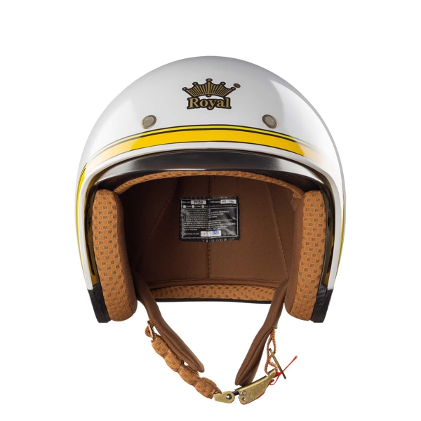 Mũ Bảo Hiểm 3/4 Royal M139 Kính Âm Màu Tem V10 Trắng Chính Hãng | Tiện Lợi Đi Phố, Thời Trang