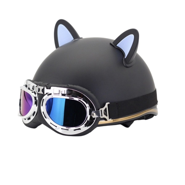 Tai Mèo Gắn Mũ Bảo Hiểm Cute Cat – Nhựa ABS Bền Màu, Tặng Keo 3M, Dễ Gắn, Trang Trí Mũ Cực Xinh