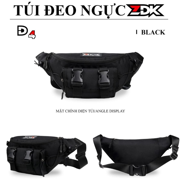 Túi Đeo Chéo, Đeo Hông ZDK D4 - Gọn Nhẹ, Thời Trang, Tiện Dụng