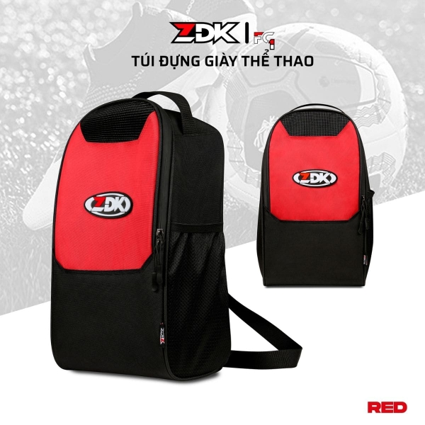 Túi Đựng Giày Thể Thao ZDK FC1 Chính Hãng – Form Đứng Cứng Cáp, Dung Tích 10L, Thoáng Khí