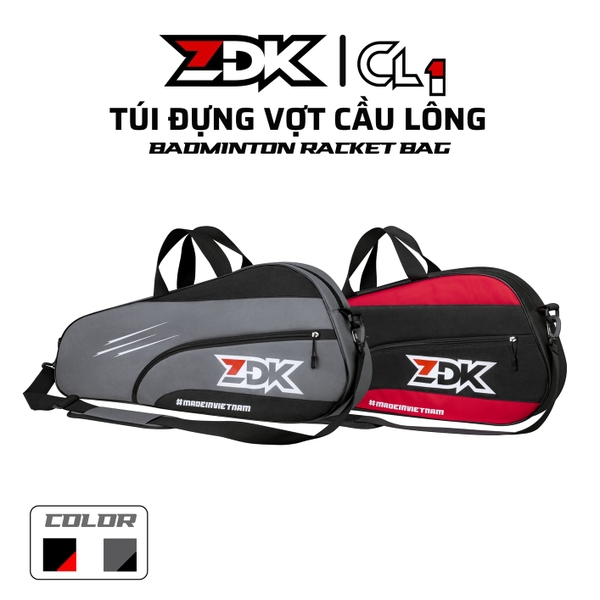 Túi Đựng Vợt Cầu Lông ZDK CL1 Chính Hãng – Chống Nước, Đựng 3-5 Vợt
