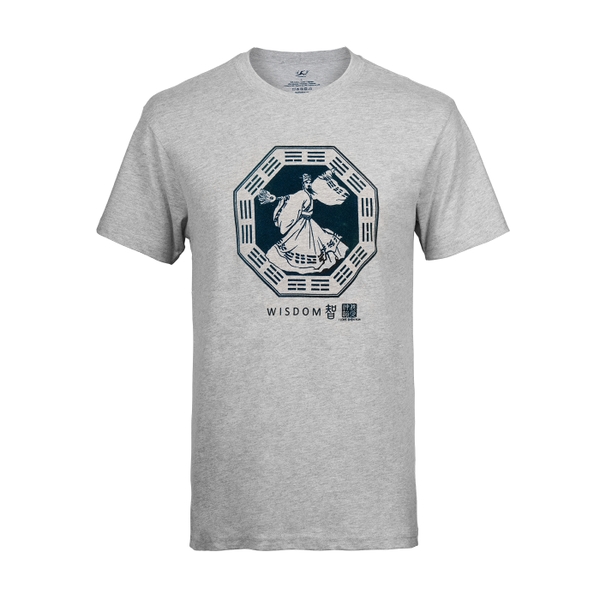 Áo phông cộc tay nam - Ghi (The Wise Zhuge Liang) - Size XL
