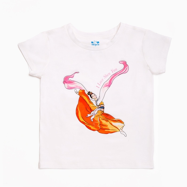 Áo phông bé gái - Tiên nữ trang nhã - Size S