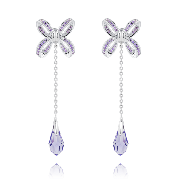 Khuyên tai Blissful Knot Earrings Silver