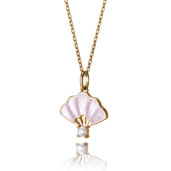 Dây chuyền - Hồng (Floral Fan)