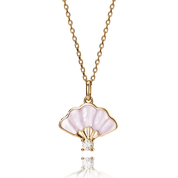 Dây chuyền - Hồng (Floral Fan)