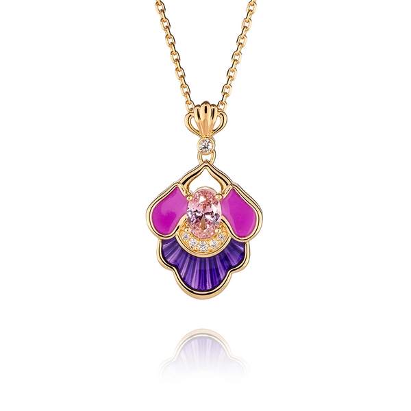 Dây chuyền (Tang Flowing Gowns Necklace Purple)