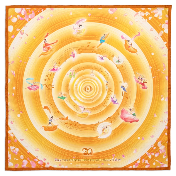 Khăn lụa vuông 91,5 (Shen Yun's 20th Anniversary)