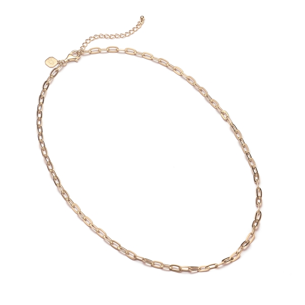 Dây chuyền - Trơn 17 - Màu vàng (Paperclip Chain)