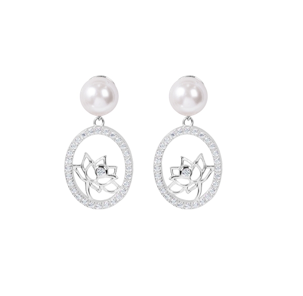 Khuyên tai - Màu bạc (Lotus Fairies Drop)