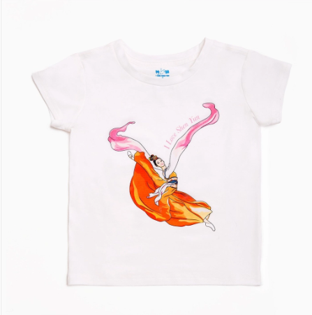 Áo phông bé gái - Tiên nữ trang nhã - Size S