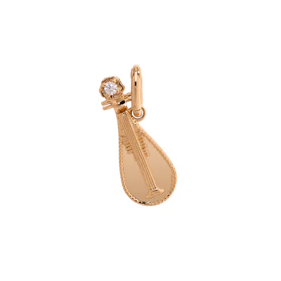 Phụ kiện trang sức (Charm trang trí) - Màu vàng (Pipa)