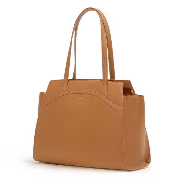 Túi Tote Da Nét Thanh Nhã Nhà Đường - Màu Camel