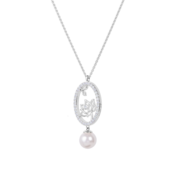 Dây chuyền - Màu bạc (Lotus Fairies Oval)