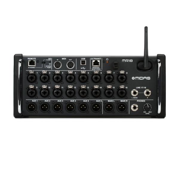 Midas MR18 18-channel Tablet-controlled Digital Mixer