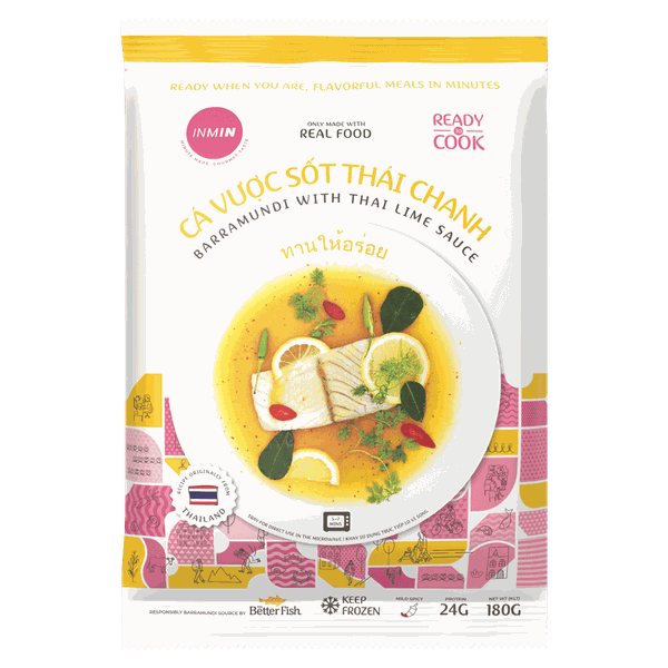Inmin - Cá vược sốt Thái chanh 180g