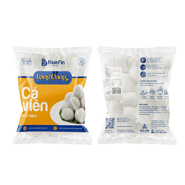 Long cung - Cá viên 500g