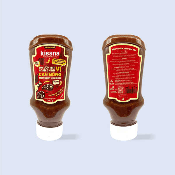 Kisana - Sốt ướp thịt hoàn chỉnh - Vị cay nồng 200g