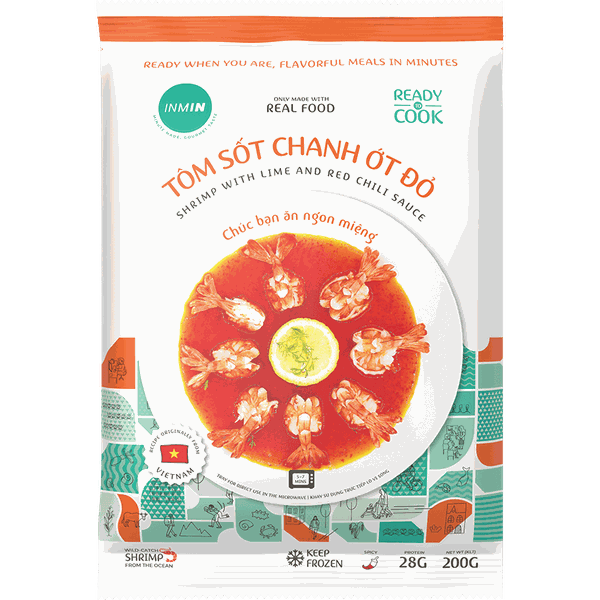 Inmin - Tôm sốt Chanh ớt đỏ 200g