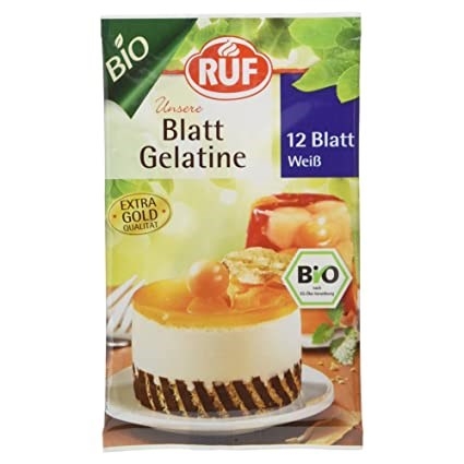 Gelatine lá hữu cơ Ruf 20g