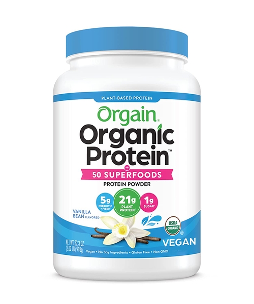 Protein + Siêu Thực Phẩm Hữu Cơ Orgain Organic Protein & Superfoods Powder 918g