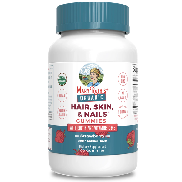 MRO _ Viên nhai Organic Hair, Skin, & Nails Gummies 60v