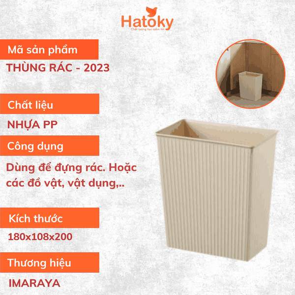 THÙNG RÁC - 2023