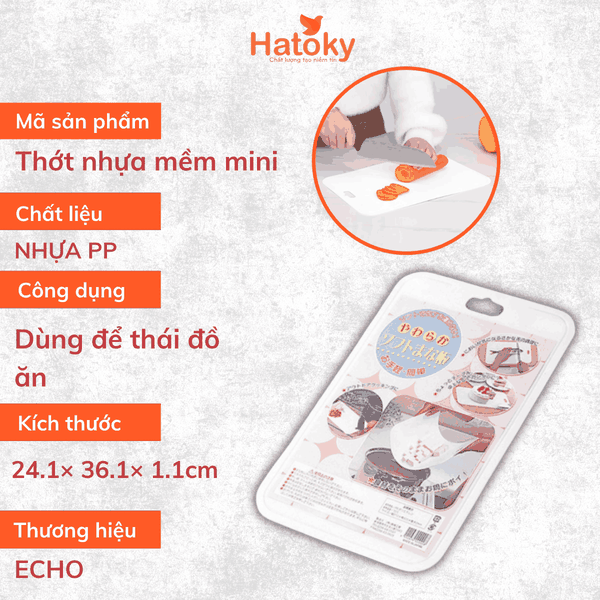 Thớt nhựa mềm mini ECHO