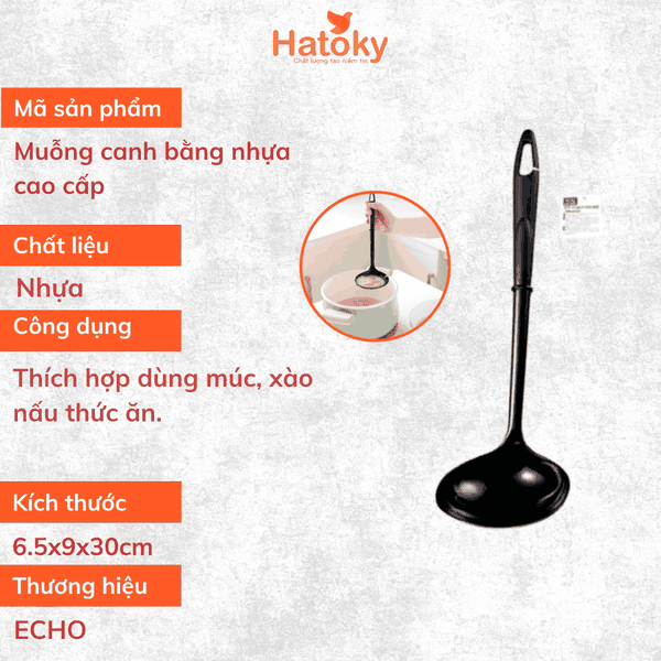 Muôi Canh Chịu Nhiệt Echo - Chất Lượng Nhật Bản