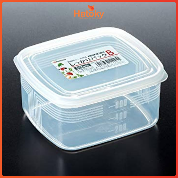Hộp đựng thực phẩm vuông Nakaya Pack B 900ml