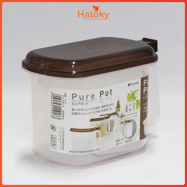 Hộp Đựng Gia Vị Kèm Muỗng INOMATA 720ml