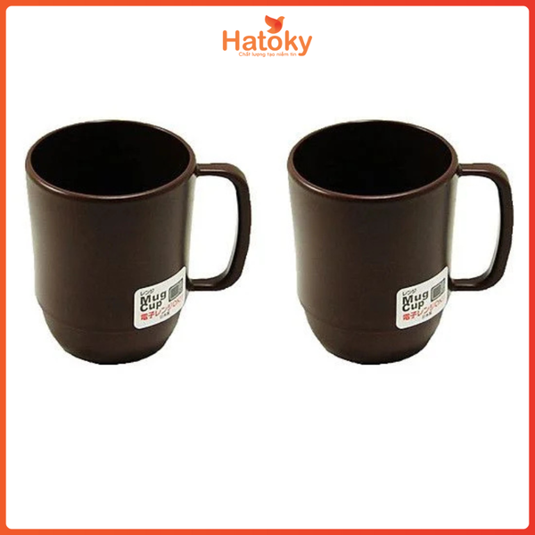 Cốc Nhựa Inomata Mug Cup Màu Đỏ 350ml